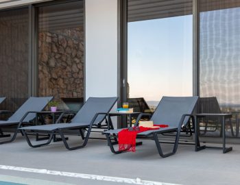 z4 luxury villa alpha lefkada greece swimming pool beach chairs