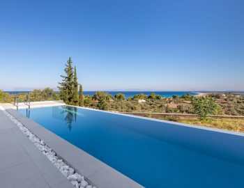 z4 luxury villa delta lefkada greece swimming pool sea view trees sky