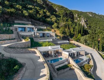 z4 luxury villa omega lefkada buildings mountain landscape poperty