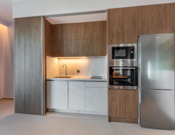 z4 luxury villa omega lefkada kitchen oven microwave wasgbasin kitchen