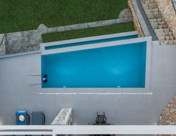 z4 luxury villa omega lefkada swimming pool garden stairs stones