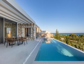 z4 luxury villas omega lefkada swimming pool view outdoor area