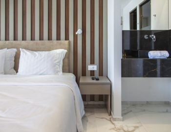 zavia villas resort sivota greece bedroom bathroom
