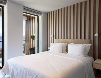 zavia villas resort sivota greece double bedroom with balcony