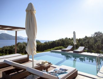 zavia villas resort sivota greece outdoor area