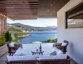 zavia villas resort sivota greece private upper level balcony