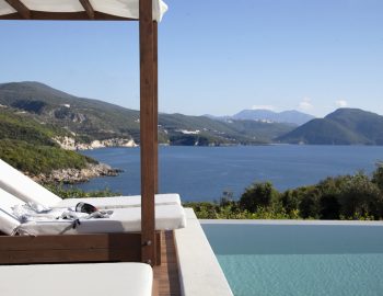 zavia villas resort sivota greece sun lounge luxury
